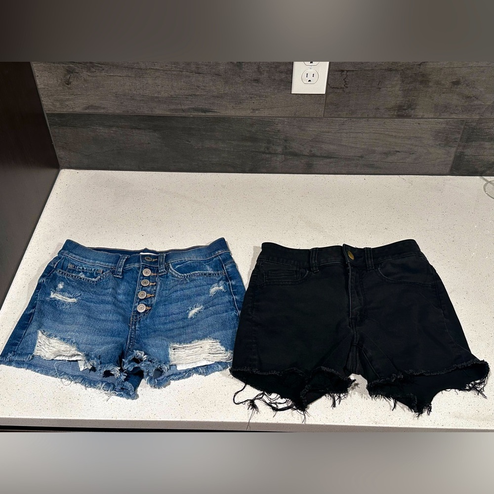 2 Jean shorts!! American outfitters & SOS, 2 for 25 dollars